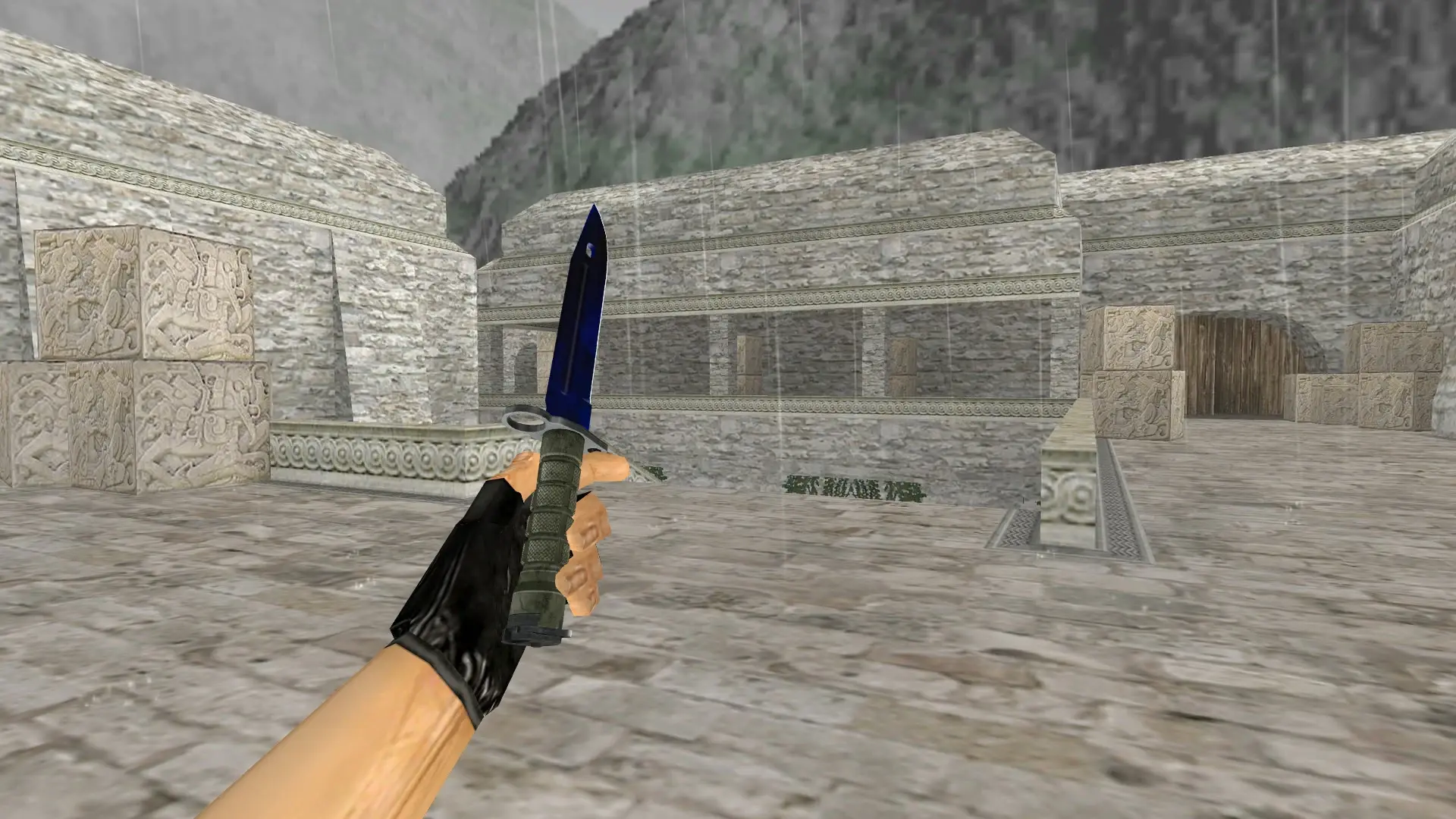 Bayonet | Doppler — de_aztec (first person)