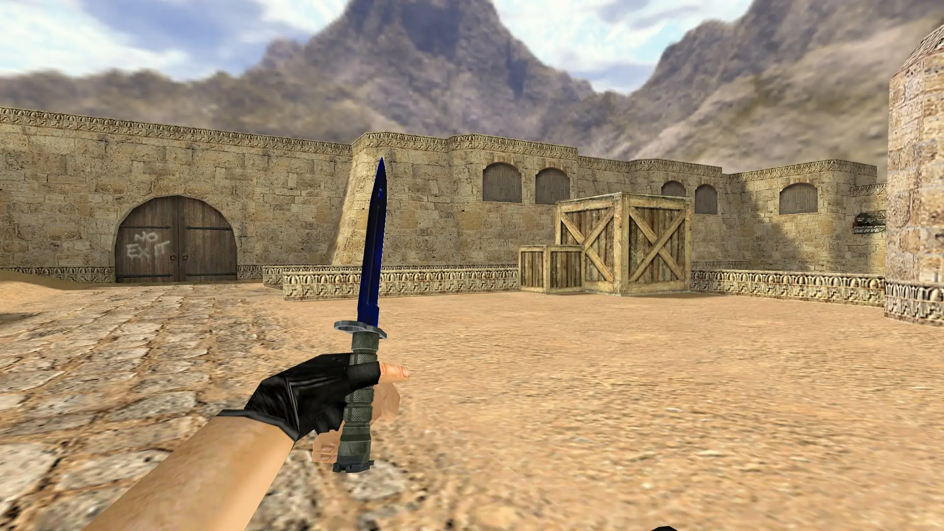 Bayonet | Doppler — de_dust2 (first person)