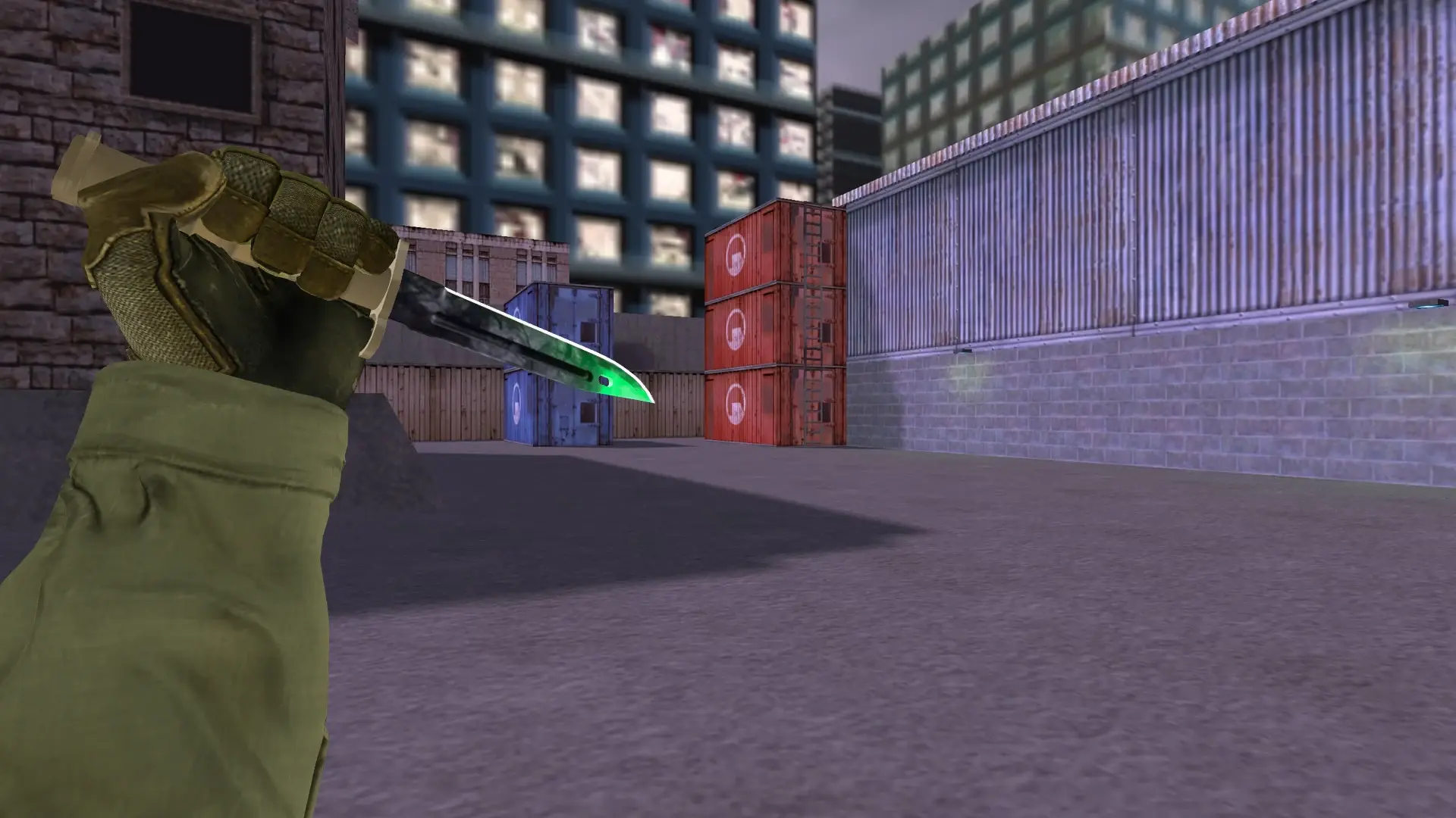 Bayonet | Gamma Doppler — cs_assault (first person)