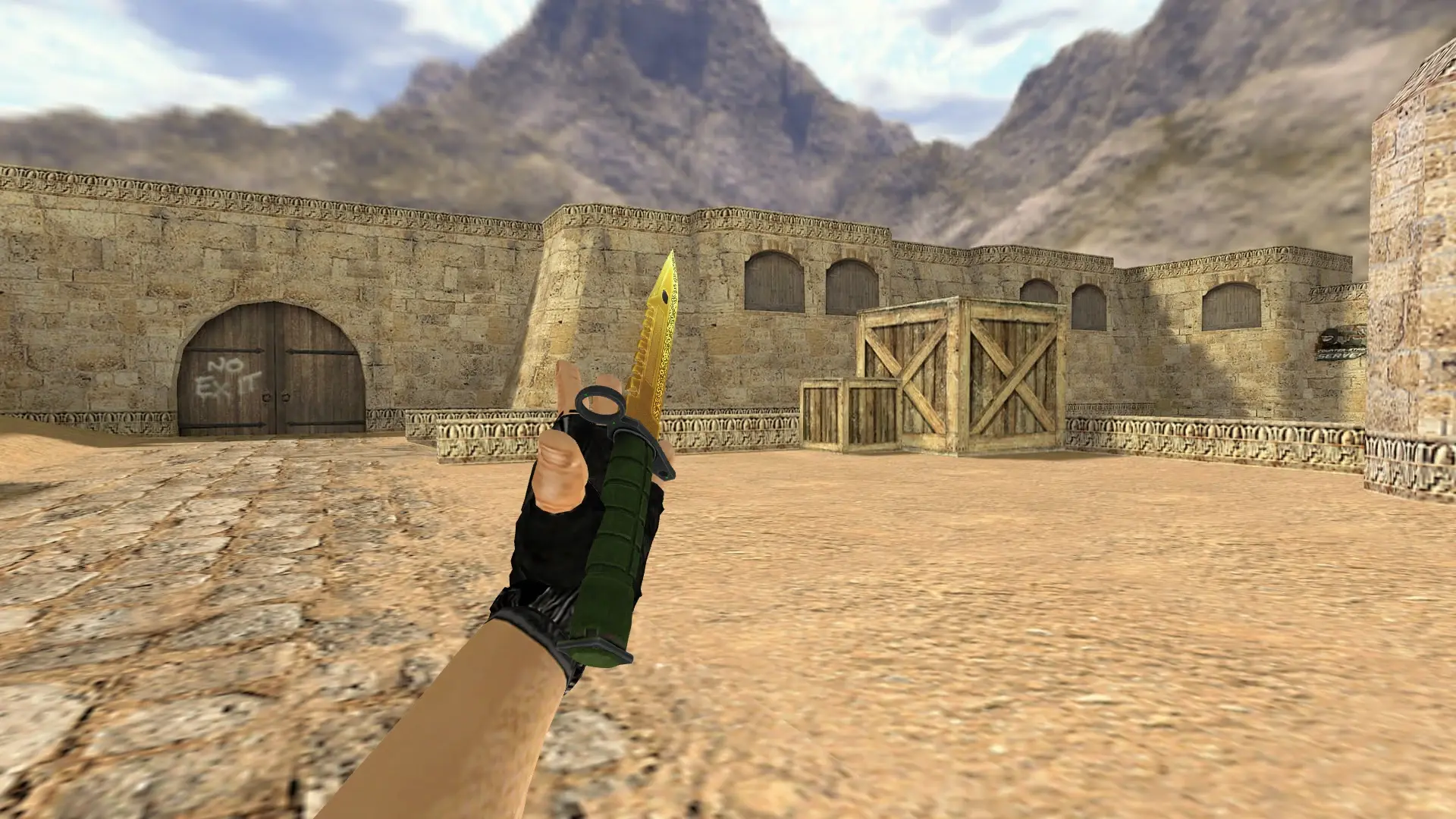 M9 Bayonet | Lore — de_dust2 (first person)