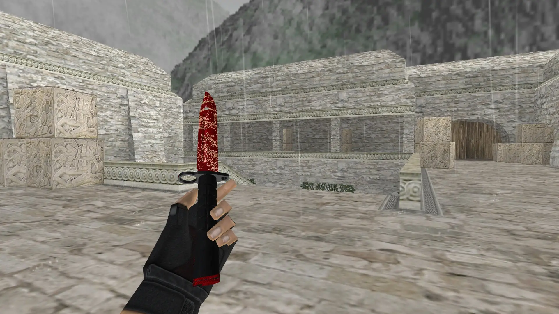 Bayonet | Aidotu — de_aztec (first person)