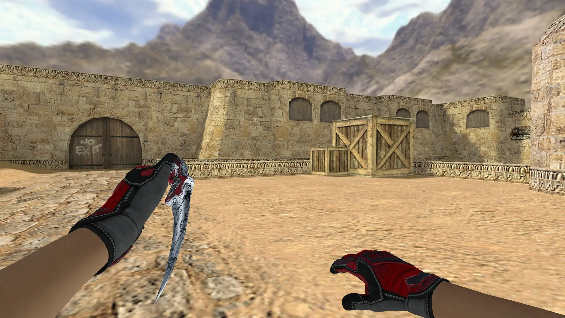 Karambit | ABSTR — de_dust2 (first person)