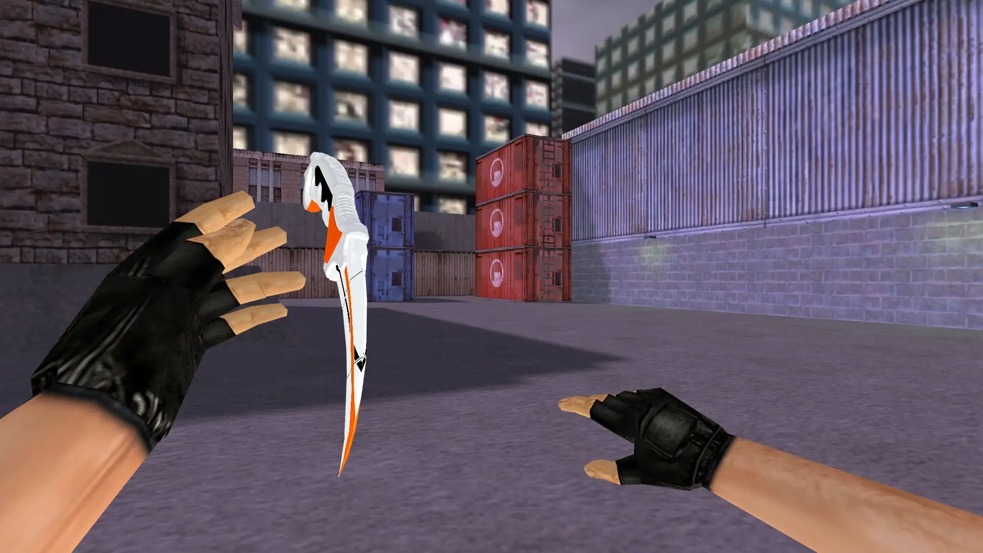Karambit | Asiimov — cs_assault (first person)