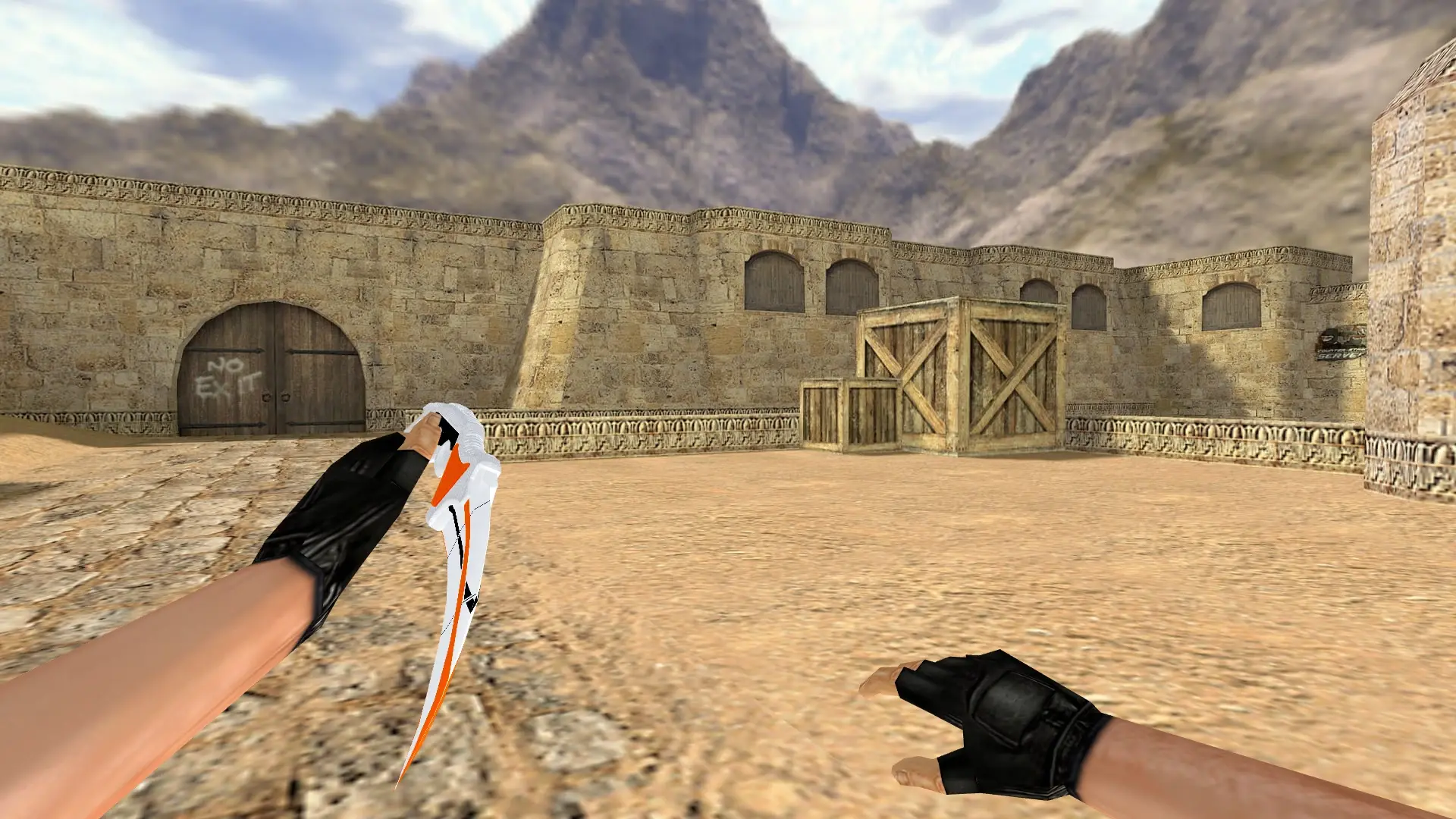 Karambit | Asiimov — de_dust2 (first person)
