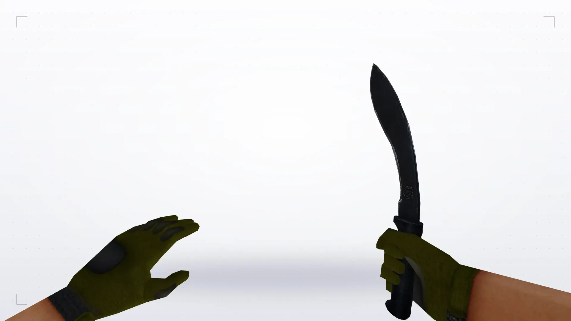Kukri Knife: KOS-style animations — first person