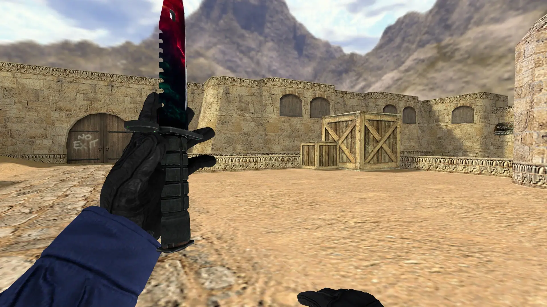 M9 Bayonet | Abyssal Echo — de_dust2 (first person)