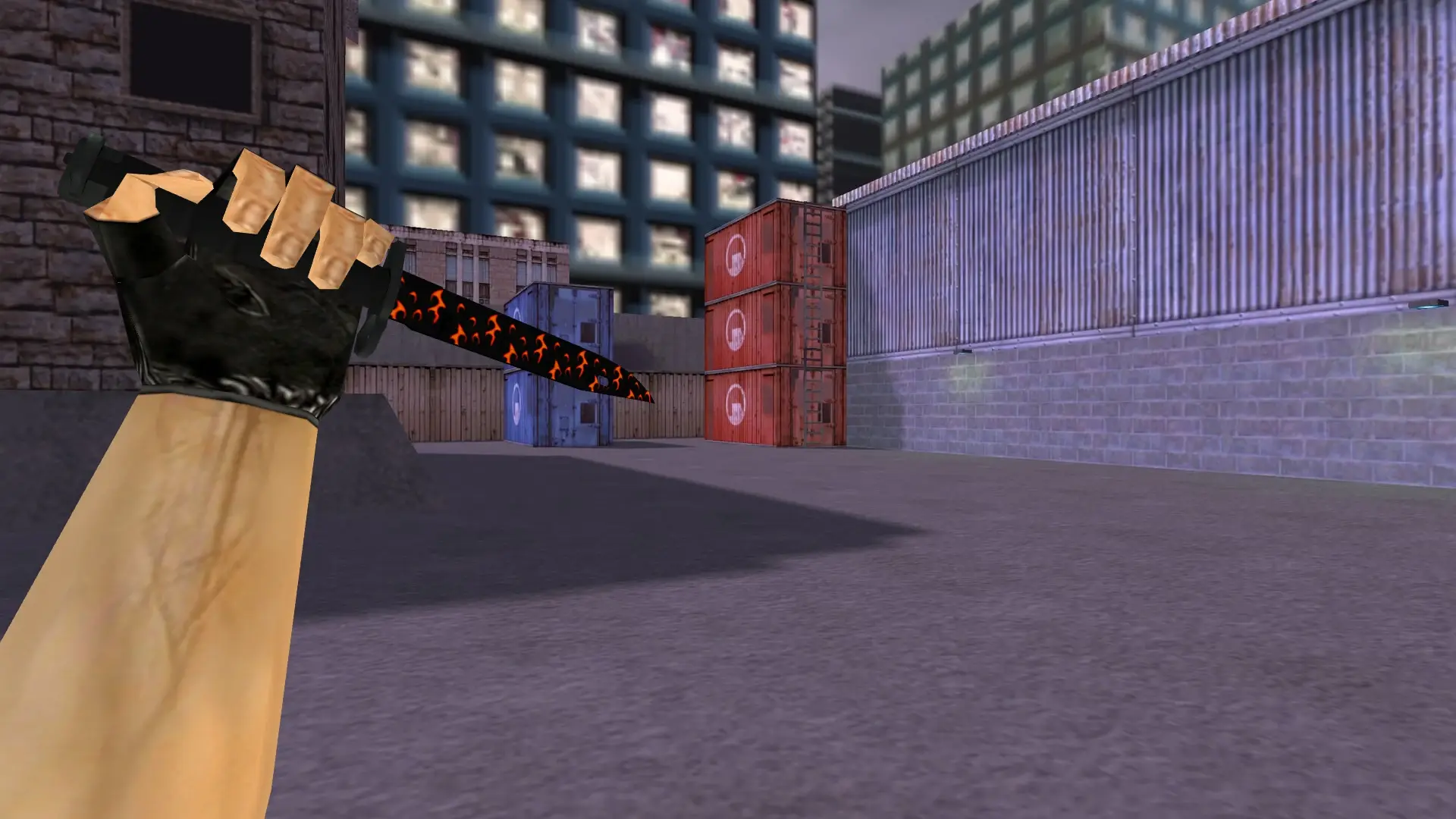 Bayonet | Blaze — cs_assault (first person)