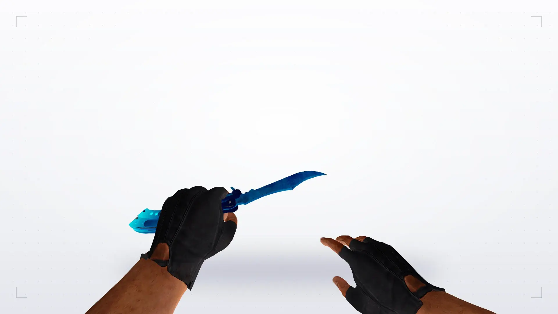 Butterfly Knife | Blue Sea — first person