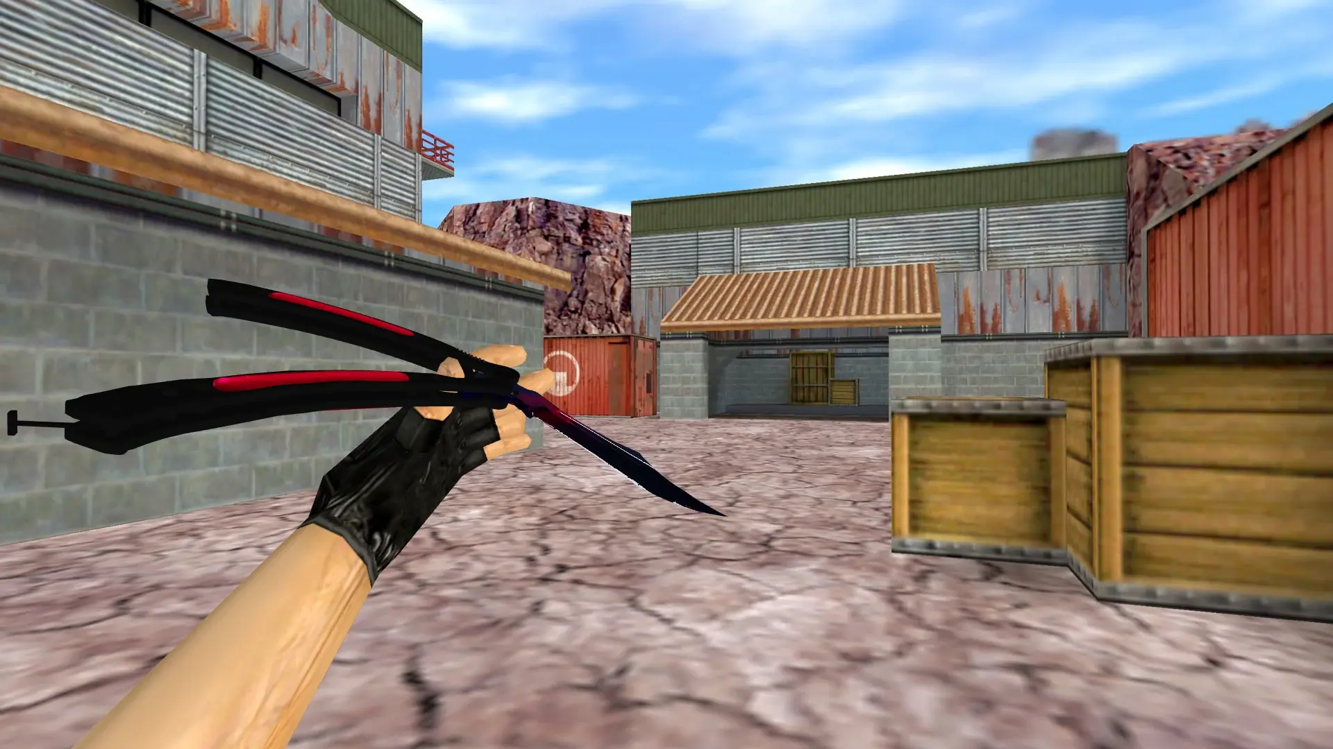 Butterfly Knife | Doppler Phase 3 — de_nuke (first person)