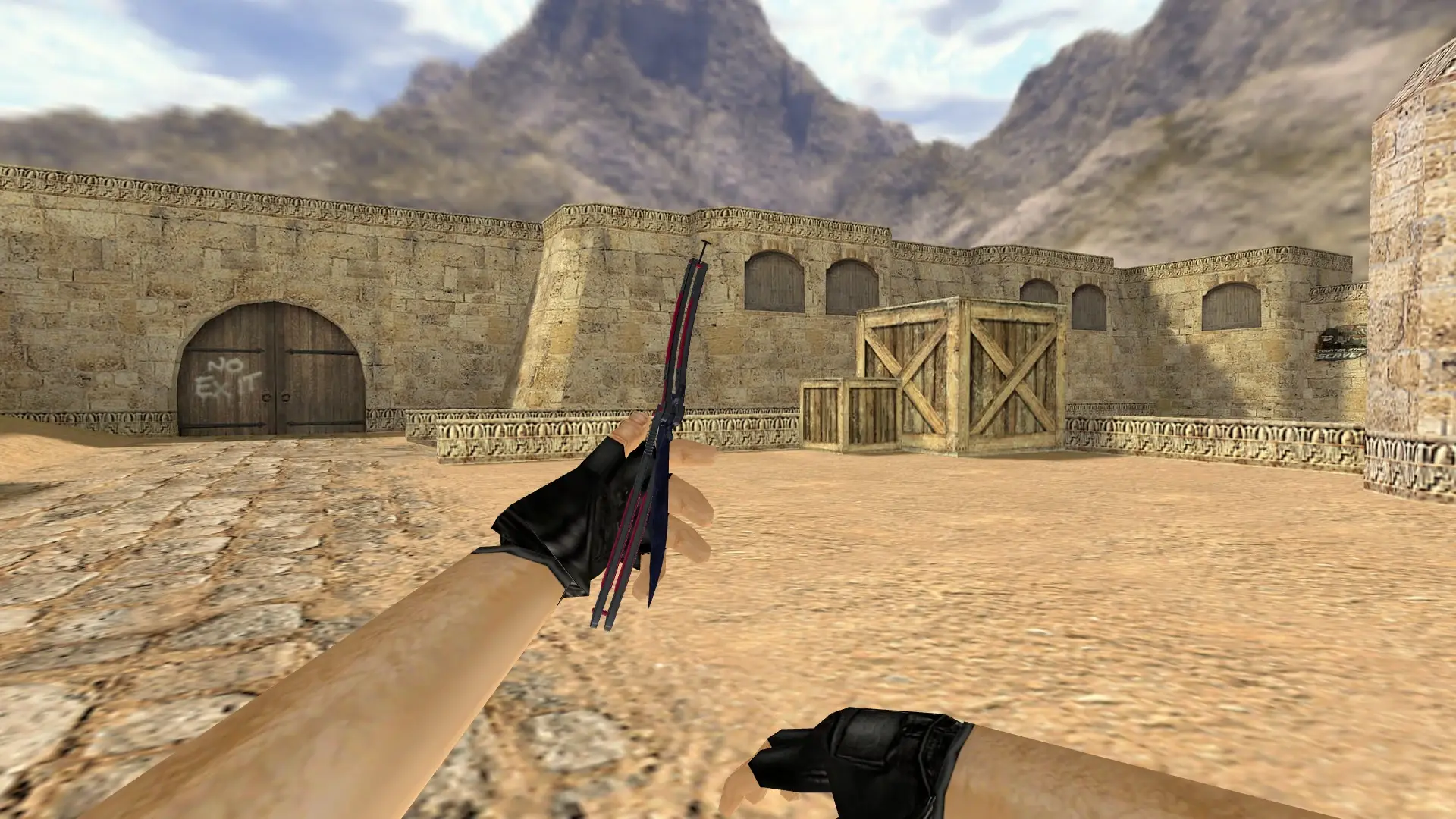 Butterfly Knife | Doppler — de_dust2 (first person)