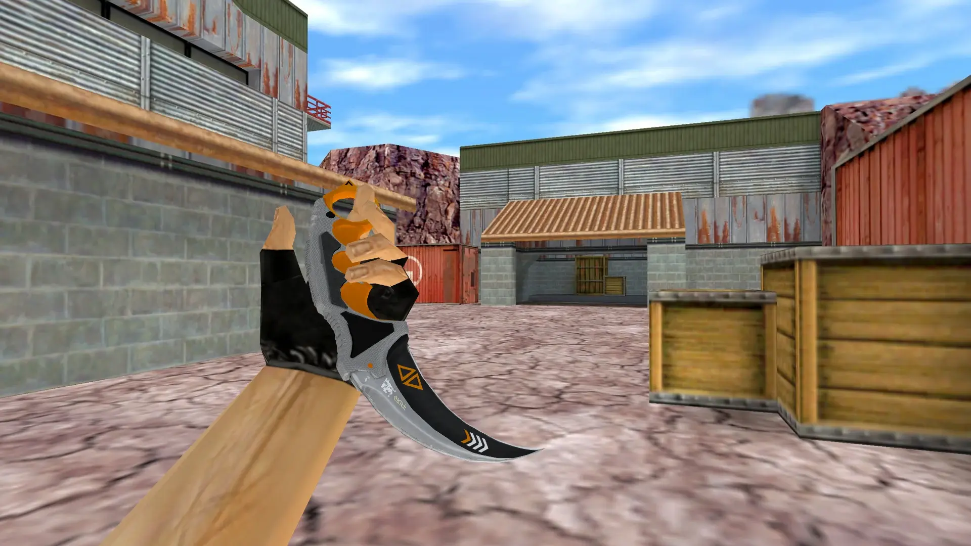 Karambit | Asiimov reworked — de_nuke (first person)