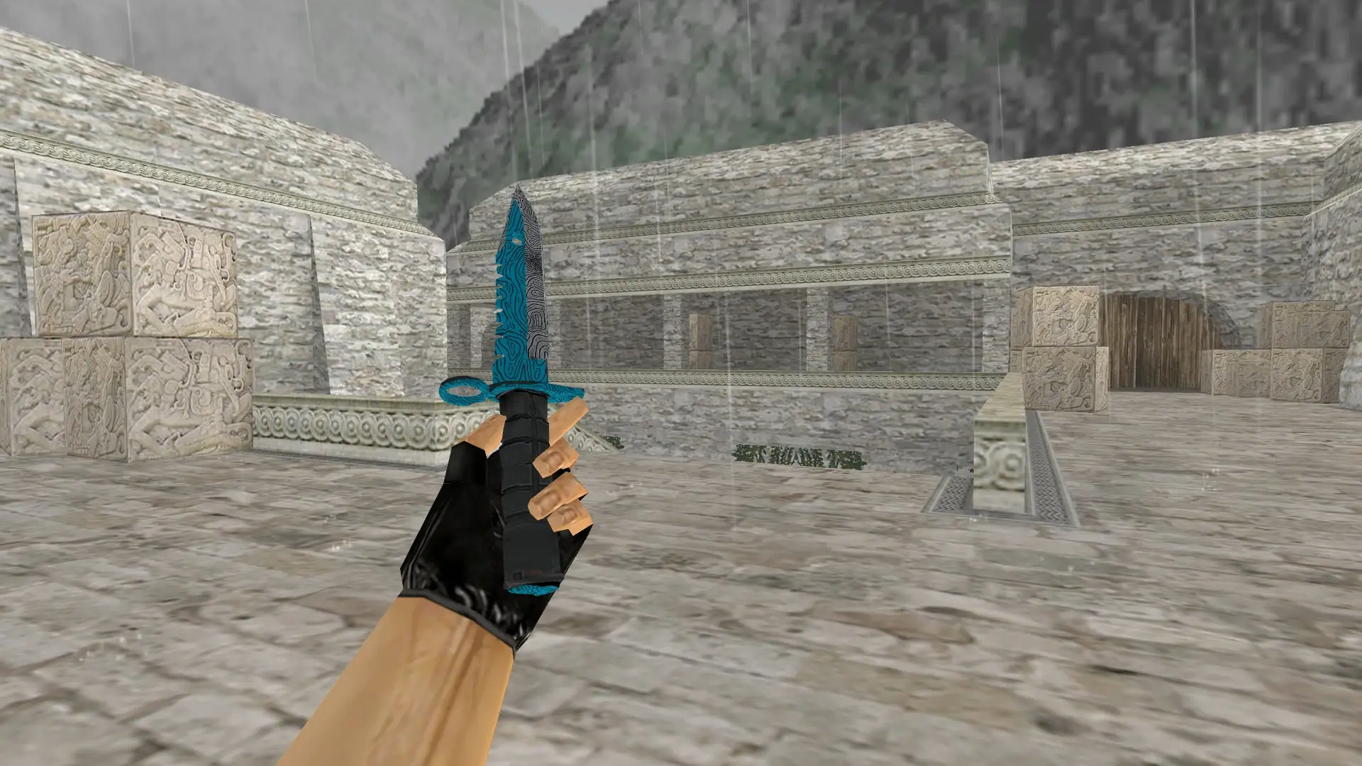 M9 Bayonet | Bark Beetle — de_aztec (first person)