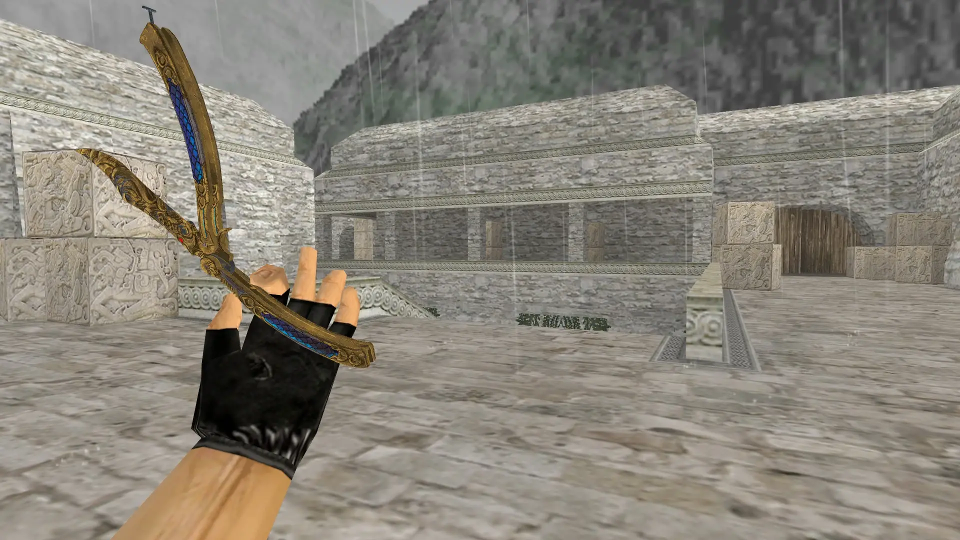 Butterfly Knife | Dragonian — de_aztec (first person)