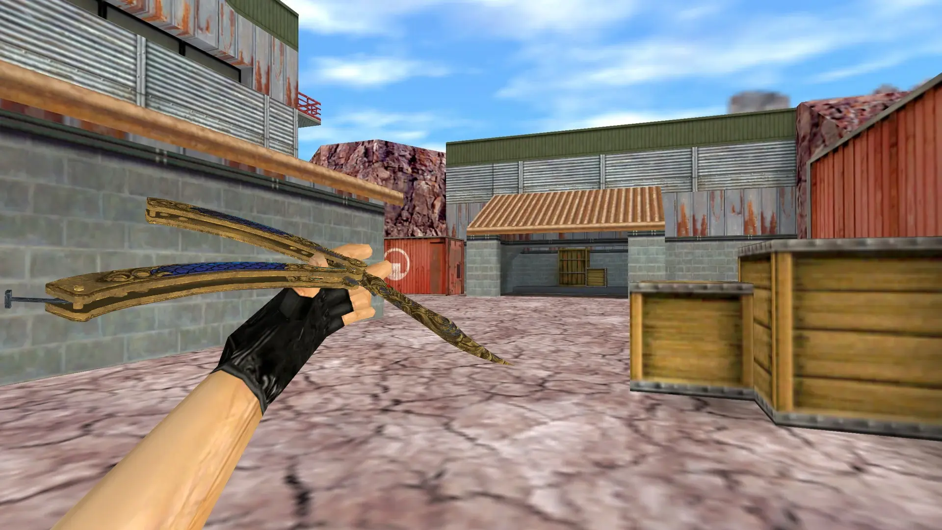 Butterfly Knife | Dragonian — de_nuke (first person)