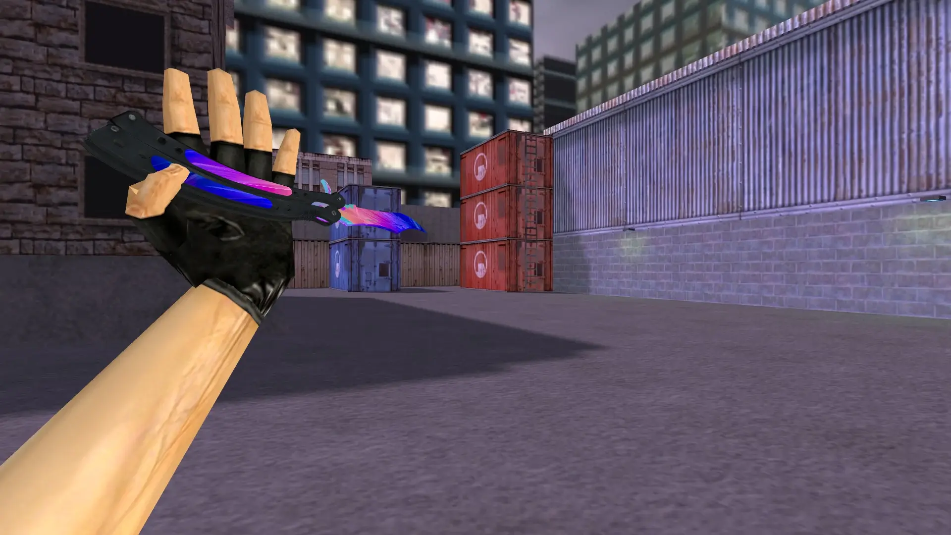 Butterfly Knife | Lite — cs_assault (first person)