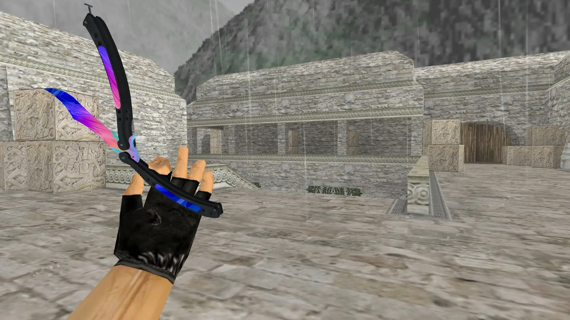 Butterfly Knife | Lite — de_aztec (first person)