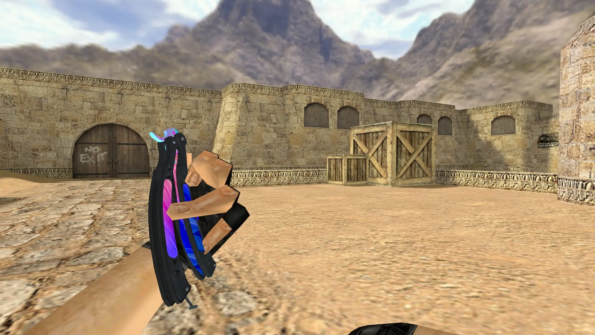 Butterfly Knife | Lite — de_dust2 (first person)