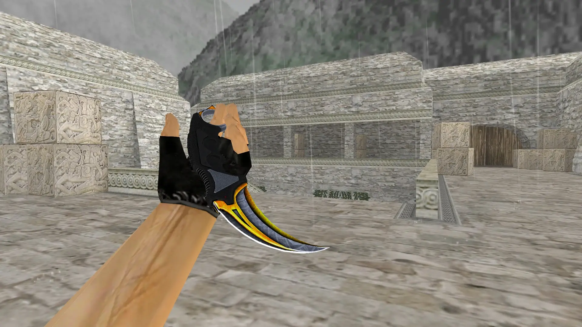 Karambit | Aztech — de_aztec (first person)