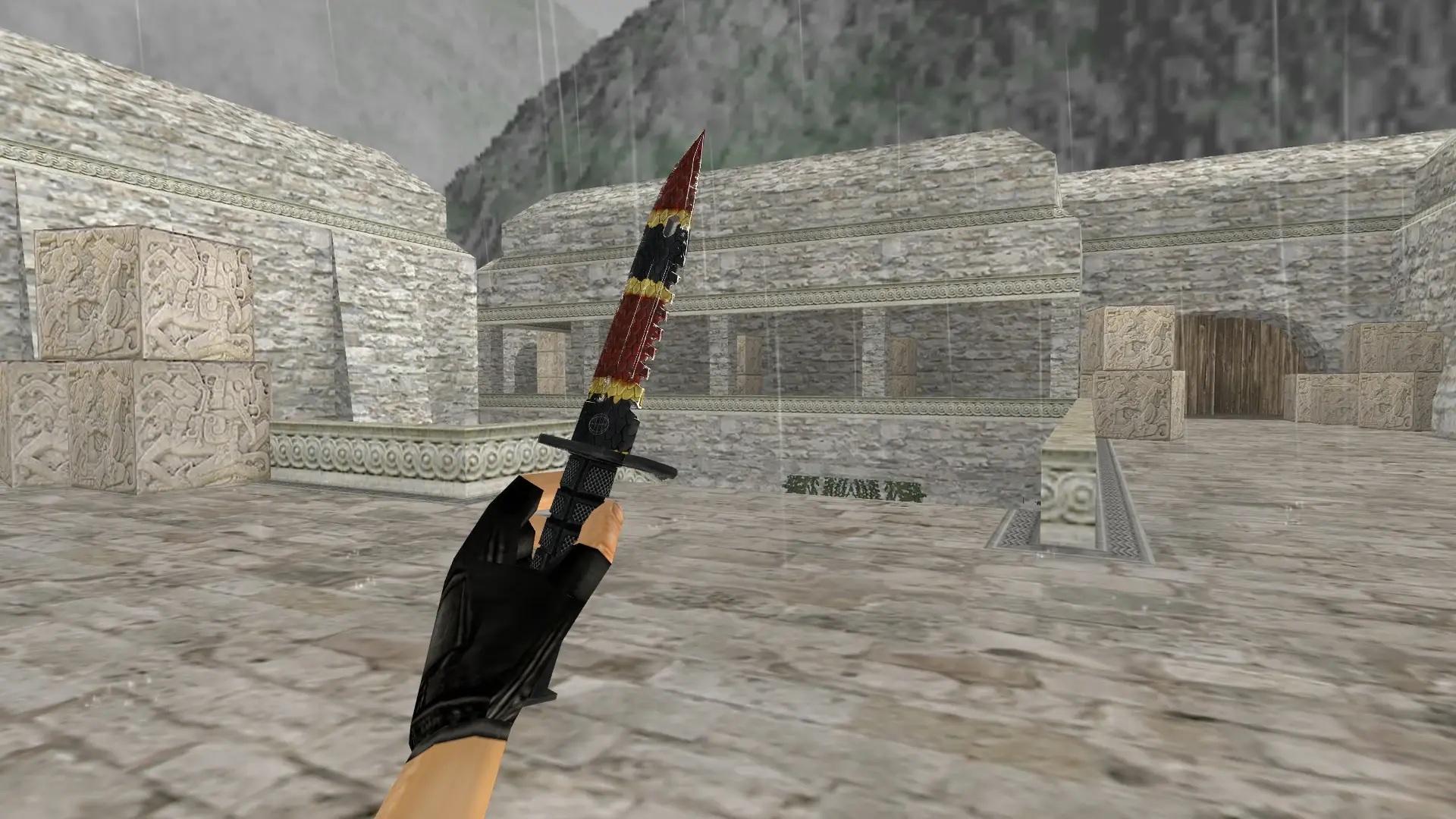 M9 Bayonet | BS Snake — de_aztec (first person)