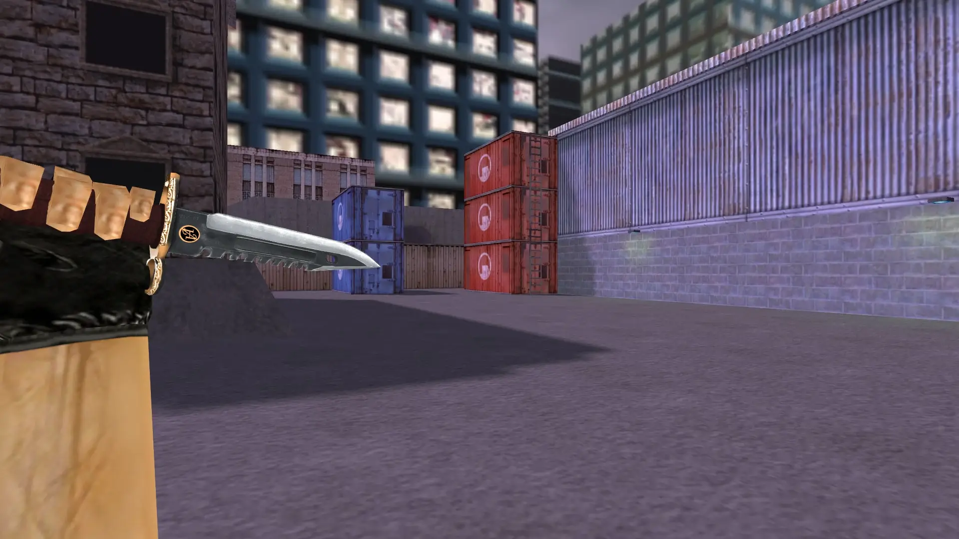 M9 Bayonet | Cage N — cs_assault (first person)
