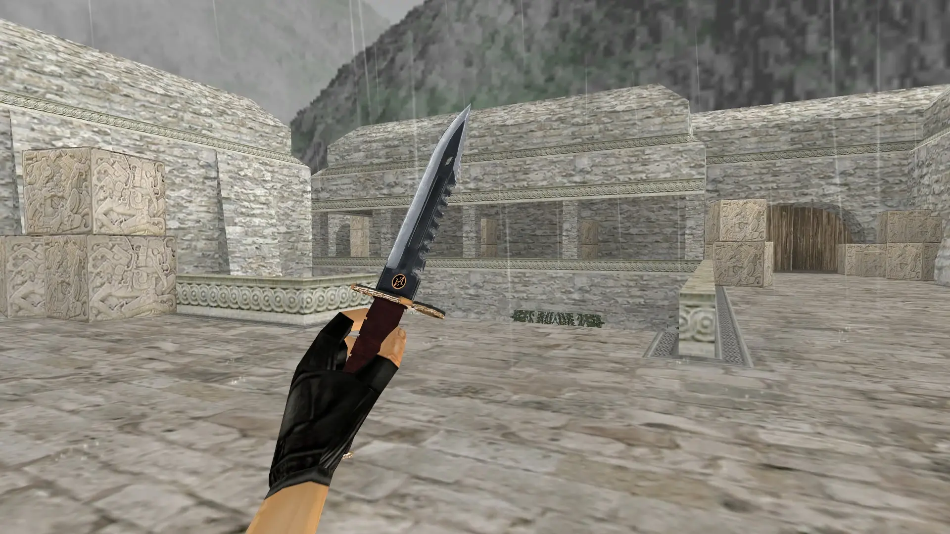 M9 Bayonet | Cage N — de_aztec (first person)
