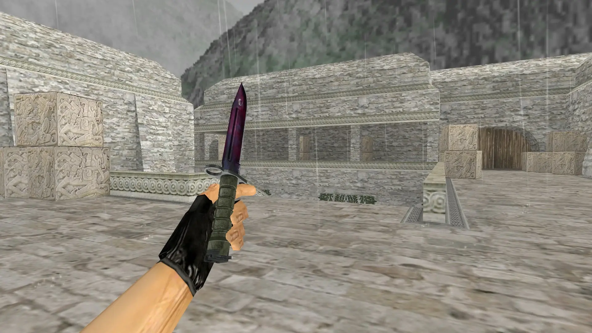 Bayonet | Doppler Phase 1 — de_aztec (first person)