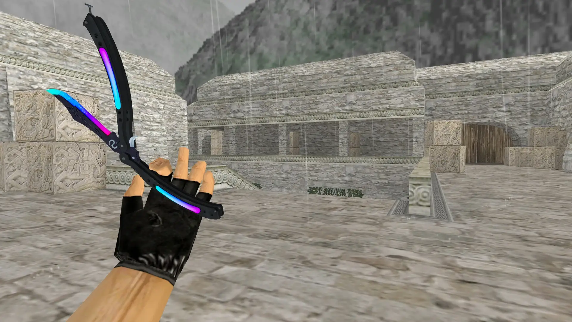 Butterfly Knife | Neo Assasin — de_aztec (first person)