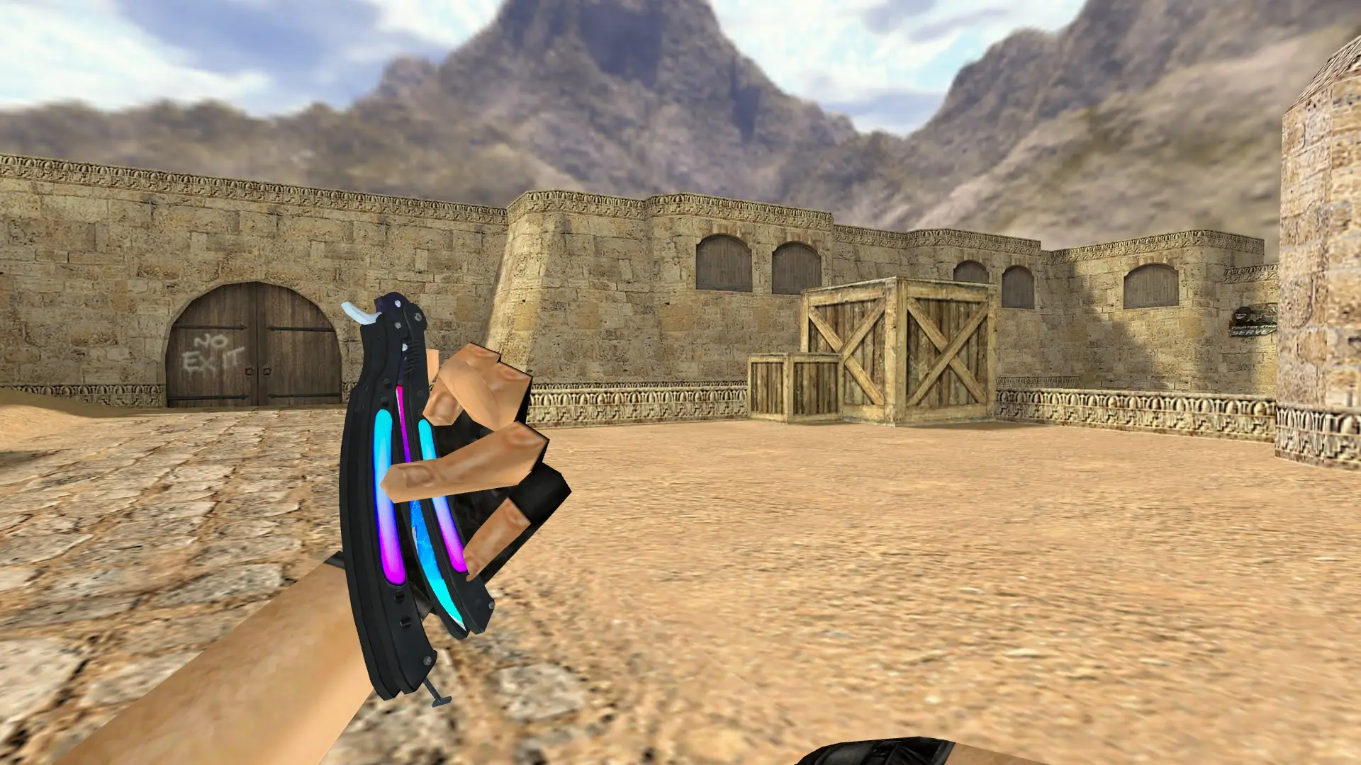 Butterfly Knife | Neo Assasin — de_dust2 (first person)