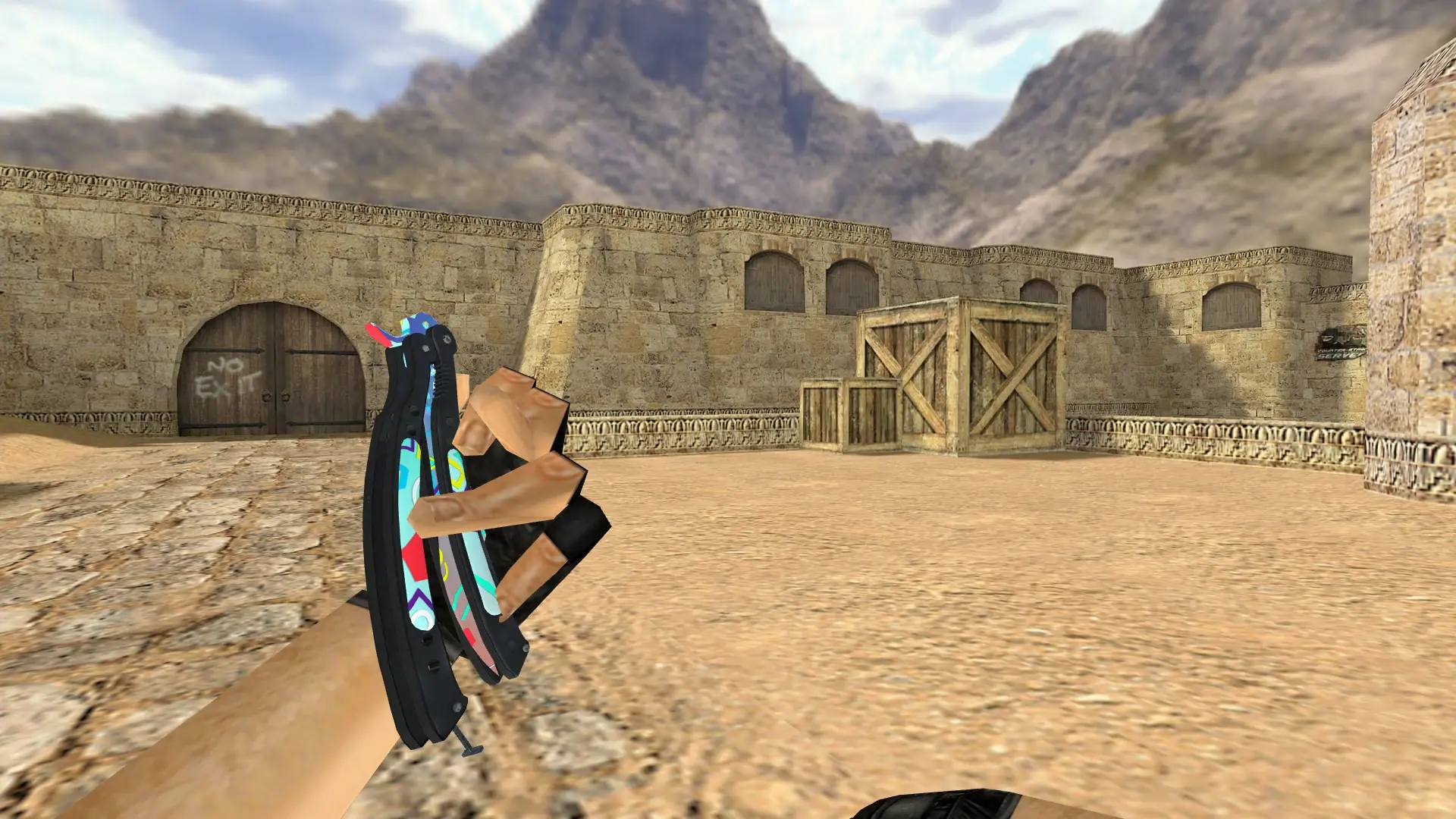 Butterfly Knife | OA — de_dust2 (first person)
