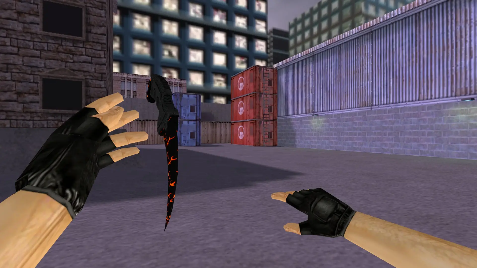 Karambit | Blaze — cs_assault (first person)
