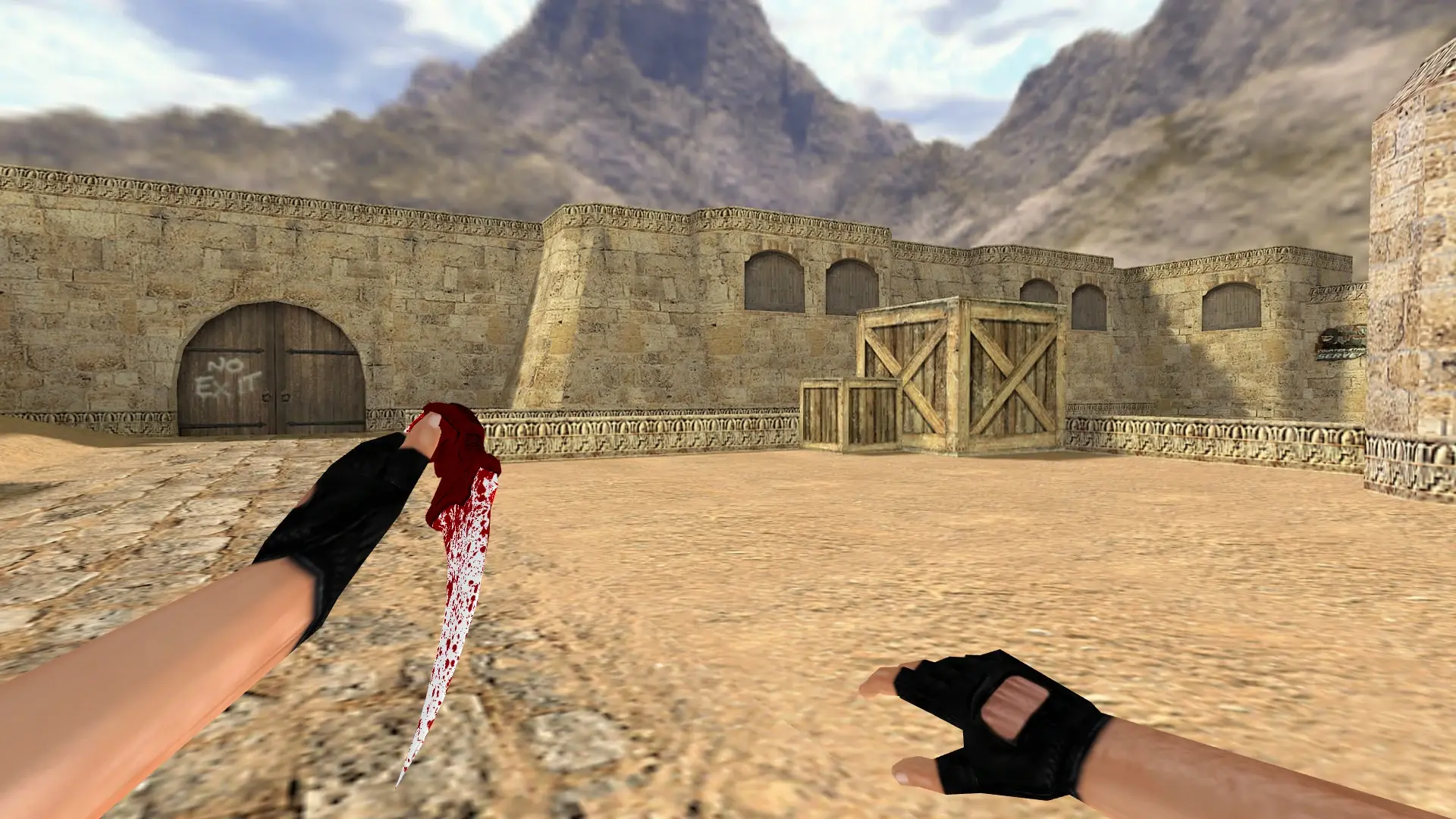 Karambit | Blood Edge — de_dust2 (first person)