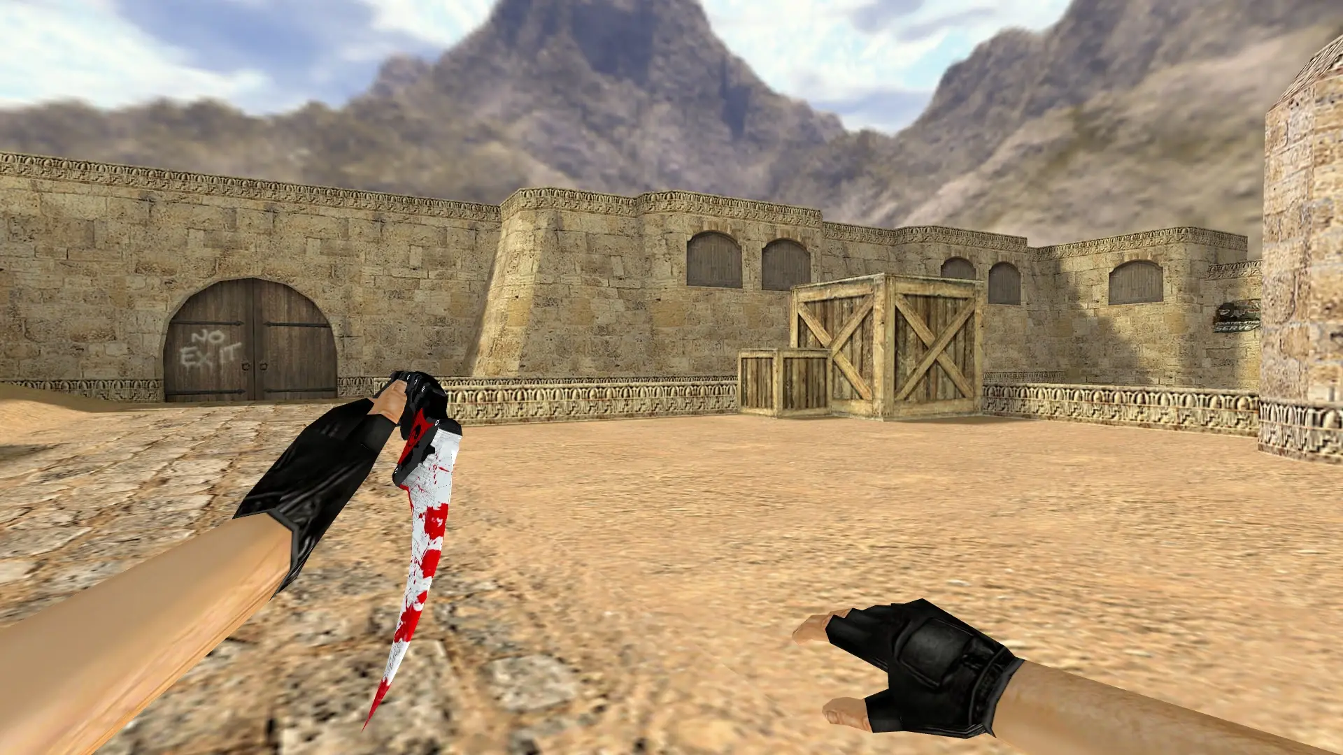 Karambit | Bloodline — de_dust2 (first person)