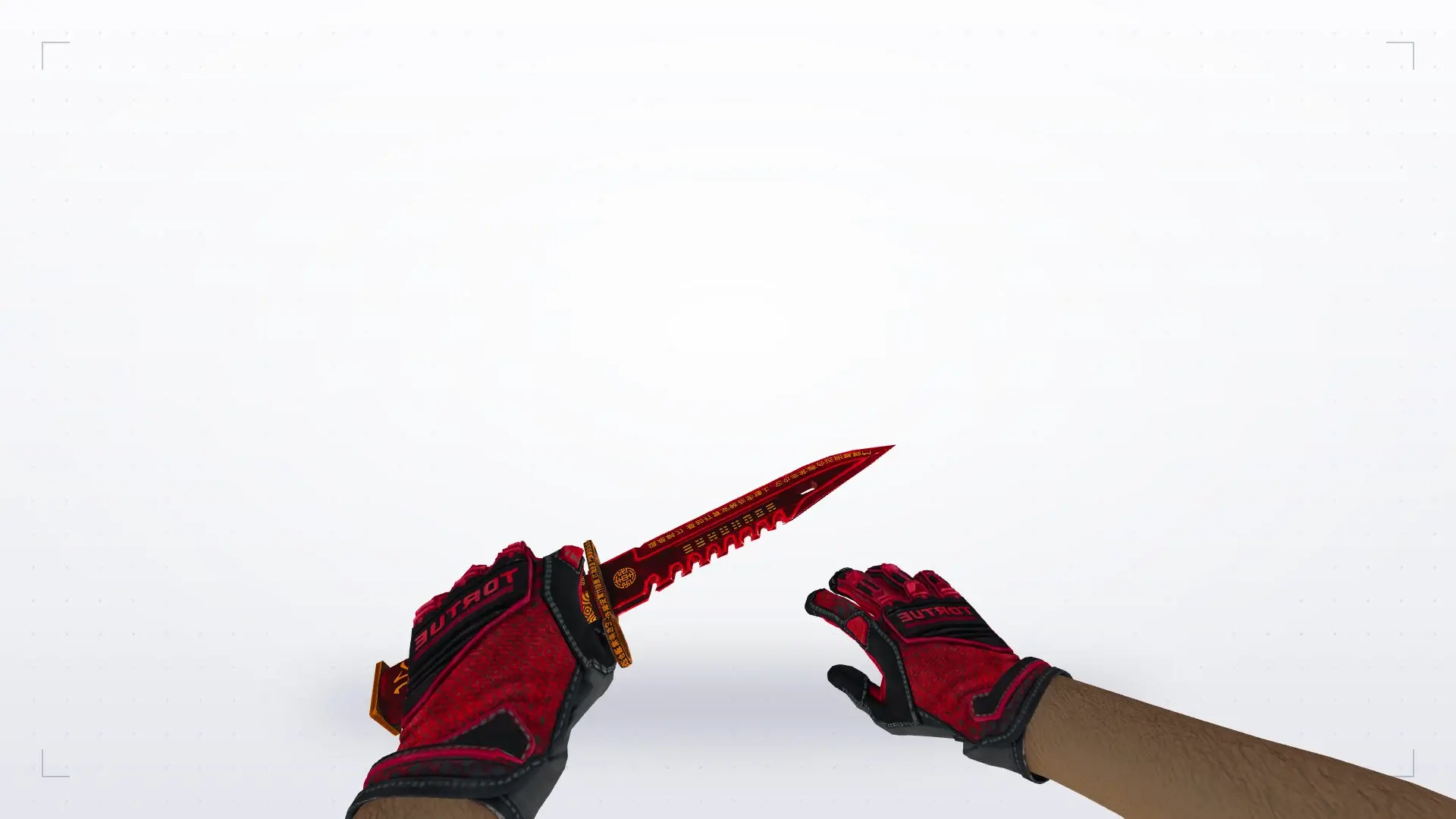M9 Bayonet | Chang, Specialist Gloves Crimson Kimono — first person
