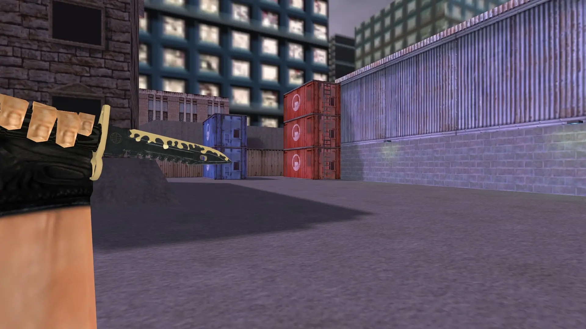 M9 Bayonet | Combat — cs_assault (first person)