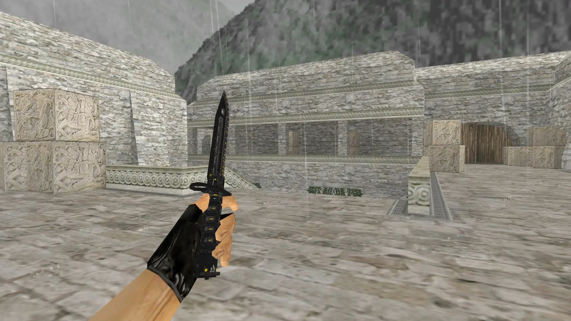 Bayonet | Electronic — de_aztec (first person)