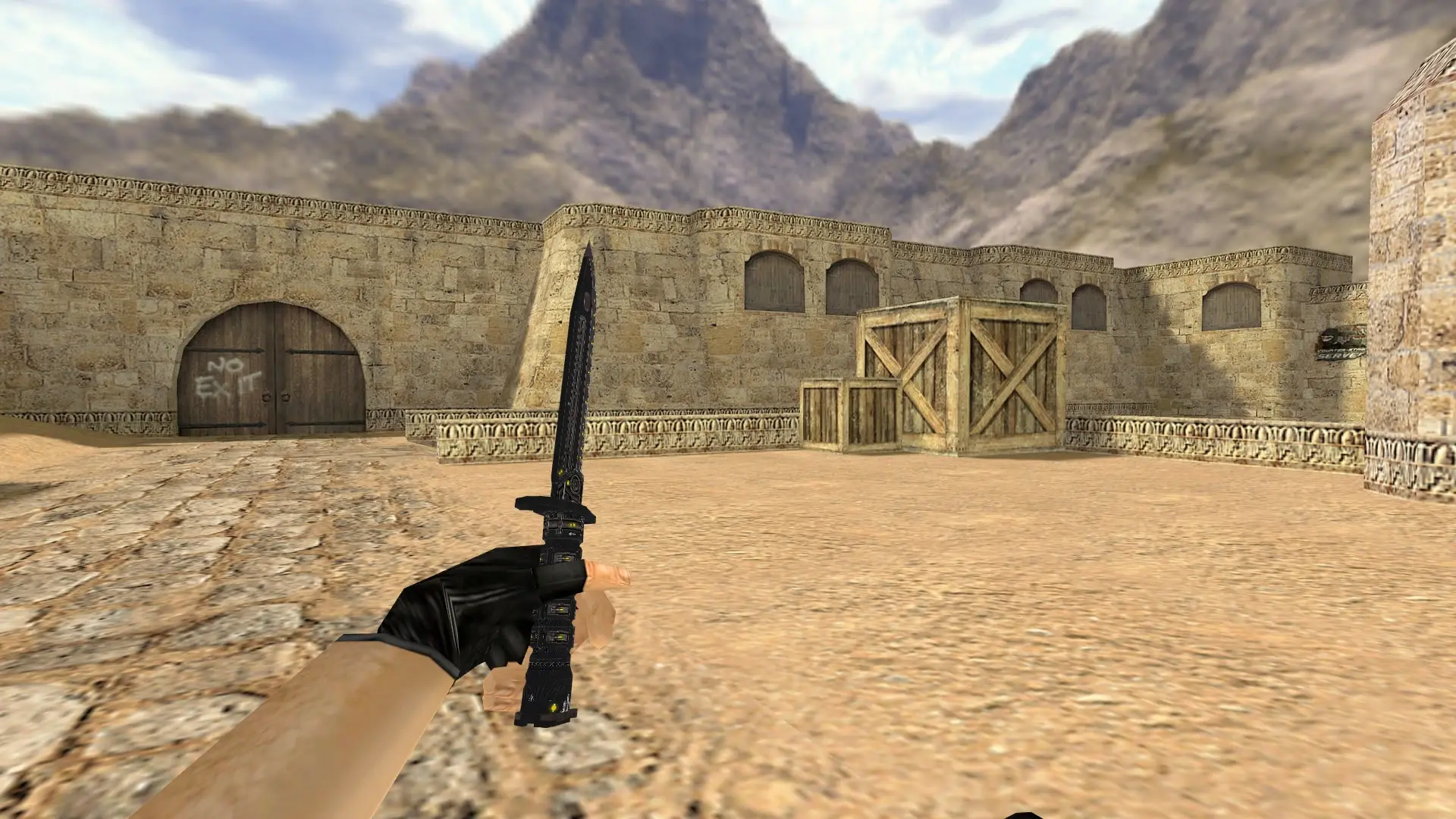 Bayonet | Electronic — de_dust2 (first person)