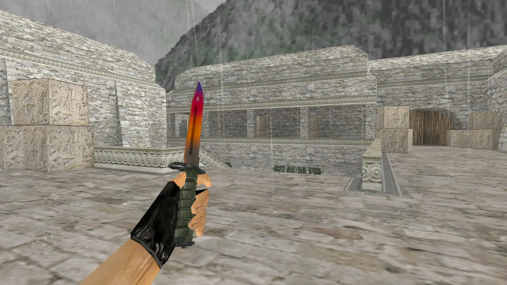 Bayonet | Fade v2 — de_aztec (first person)