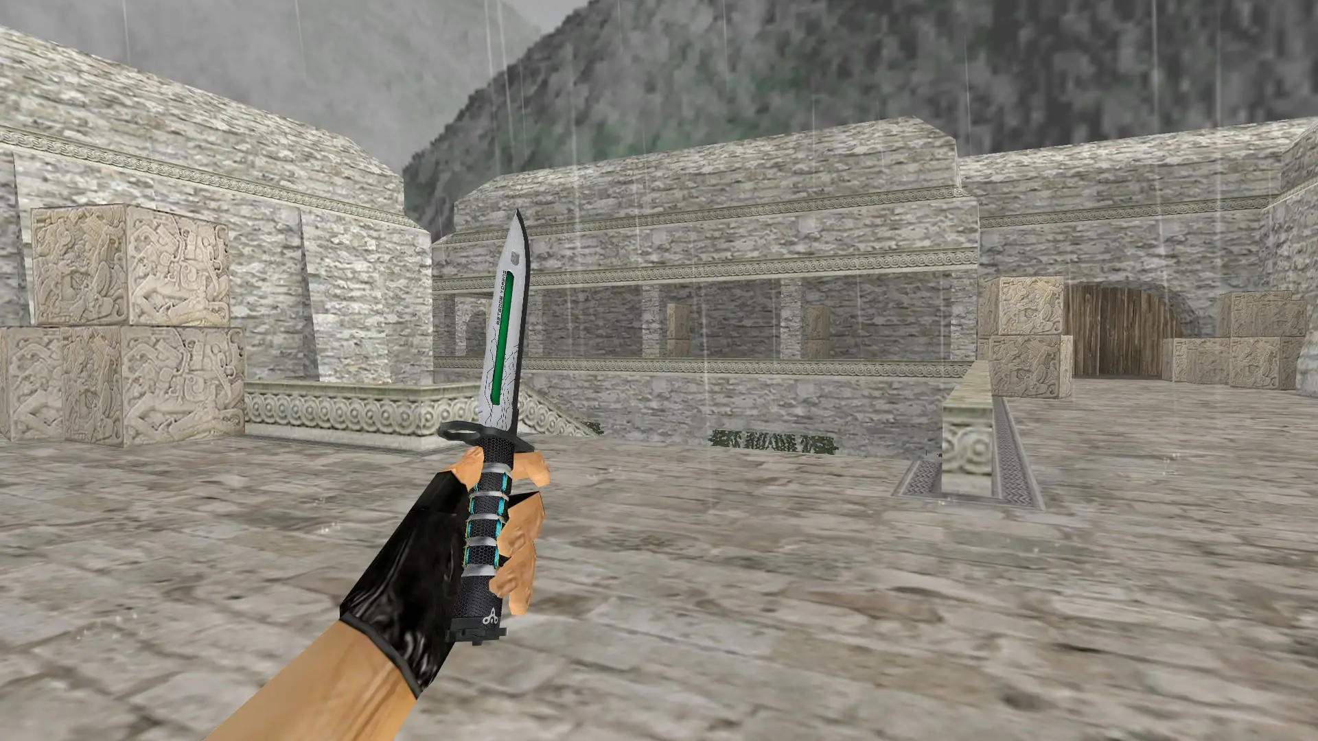 Bayonet | Galant — de_aztec (first person)