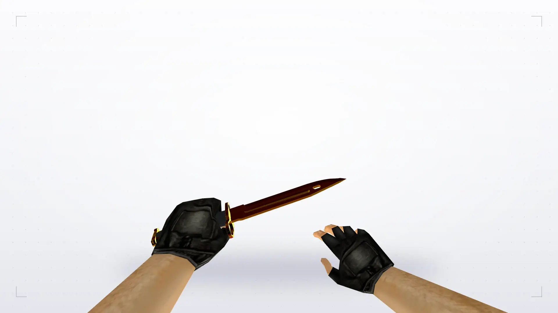 Bayonet | Gold Chrome — first person