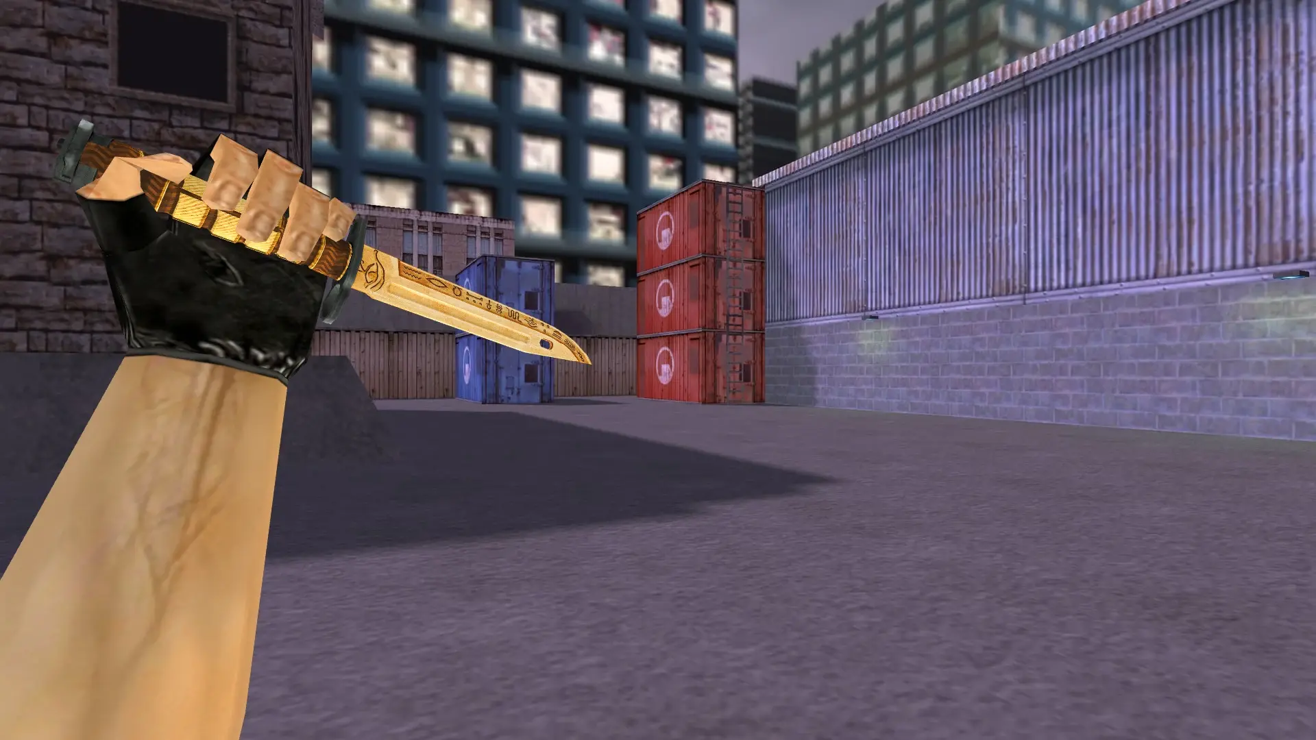 Bayonet | Hieroglyph — cs_assault (first person)