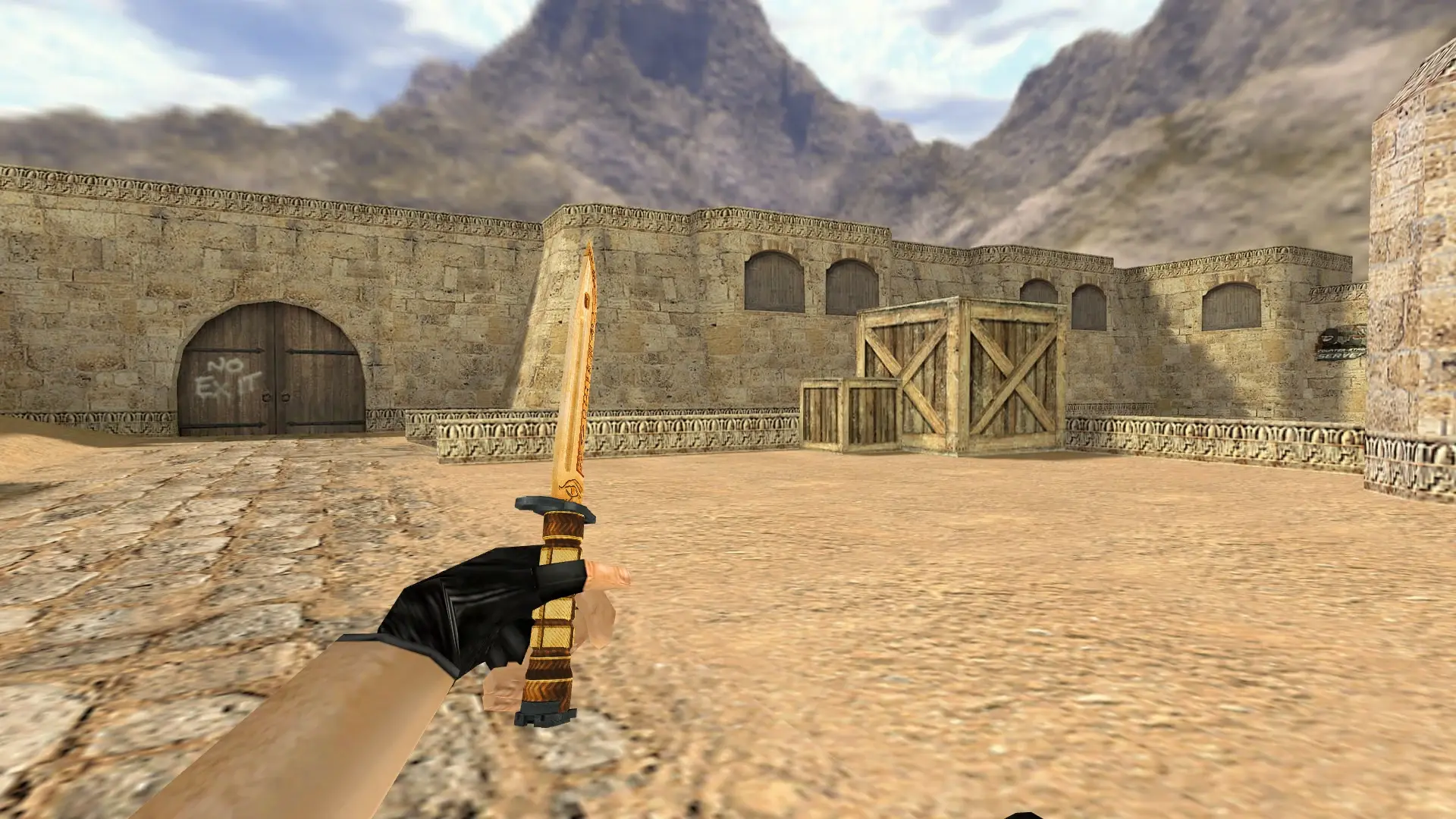 Bayonet | Hieroglyph — de_dust2 (first person)