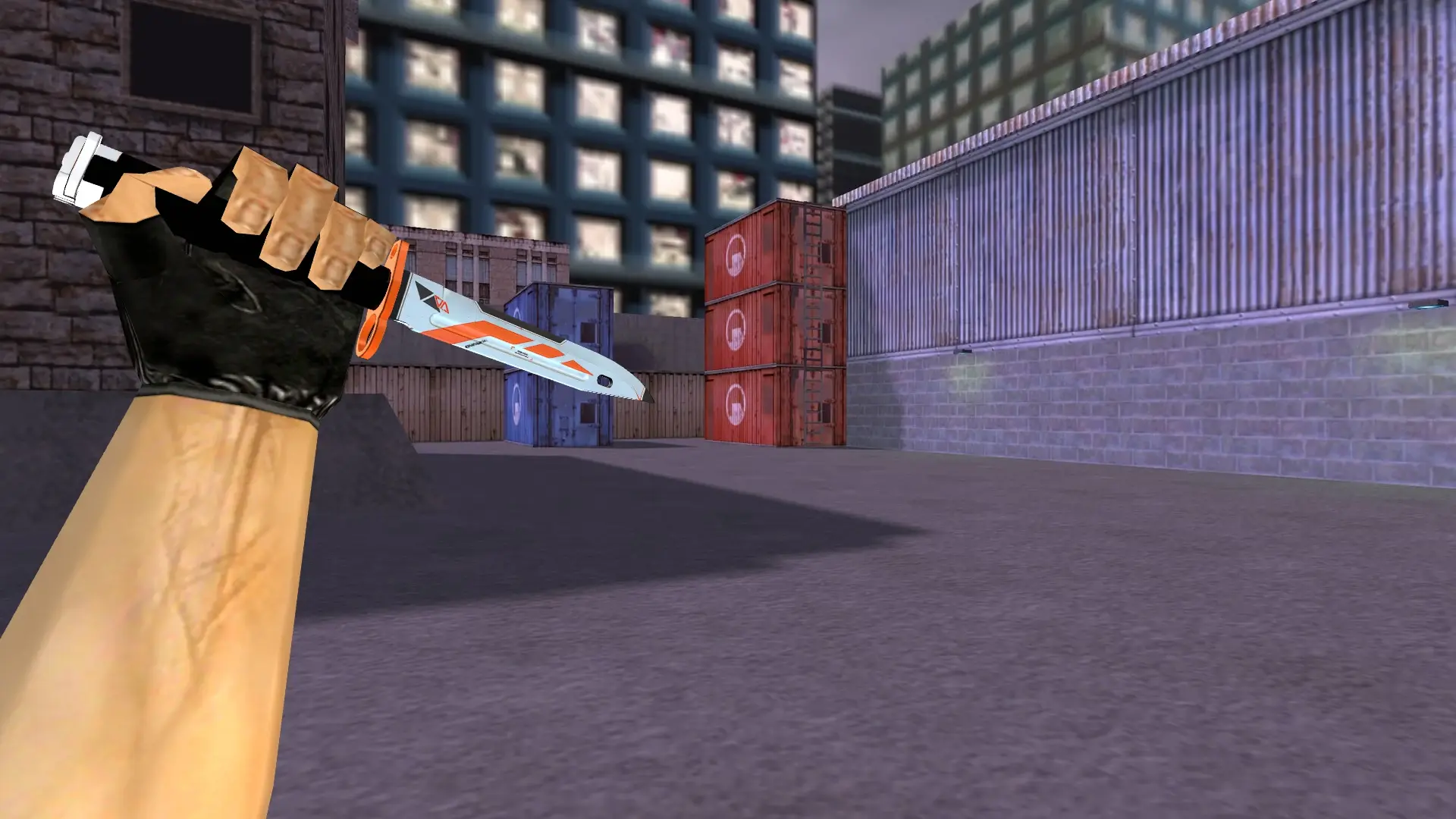 Bayonet | Asiimov — cs_assault (first person)