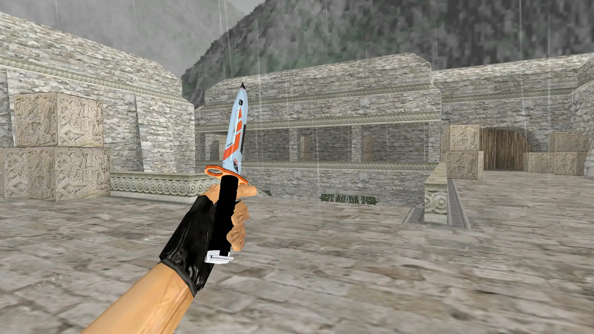 Bayonet | Asiimov — de_aztec (first person)