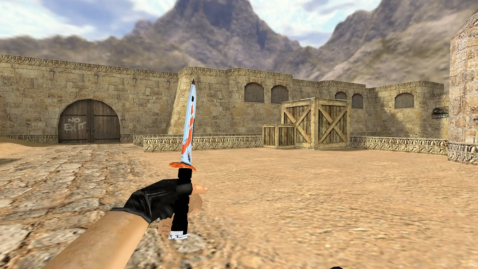 Bayonet | Asiimov — de_dust2 (first person)