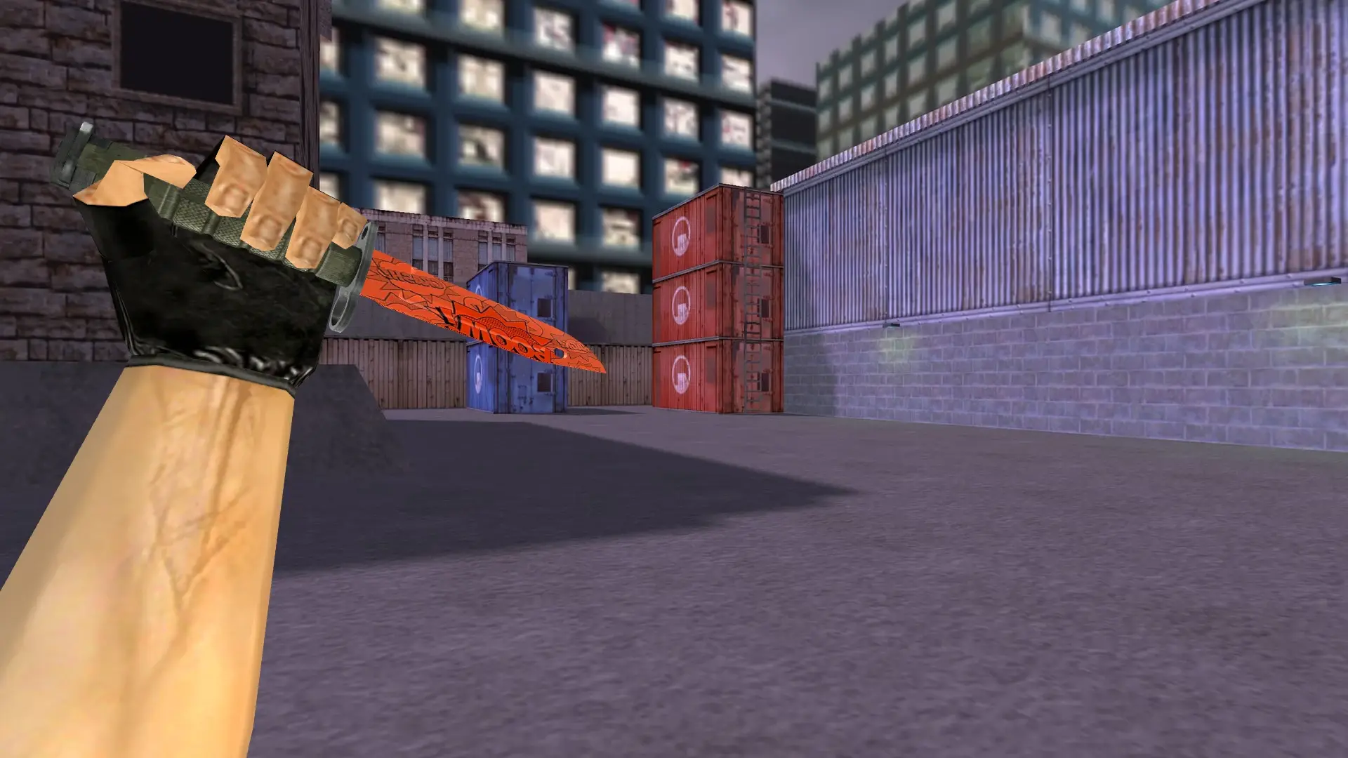 Bayonet | Boom — cs_assault (first person)