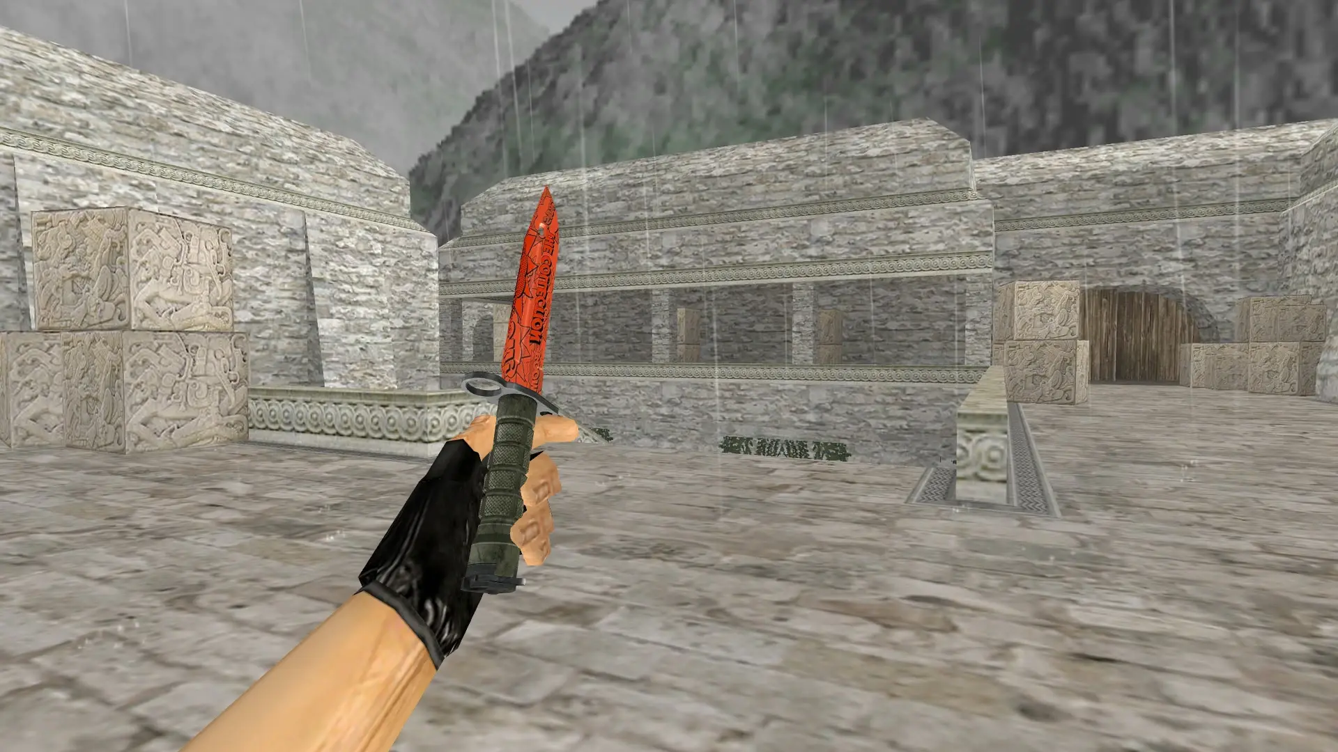 Bayonet | Boom — de_aztec (first person)