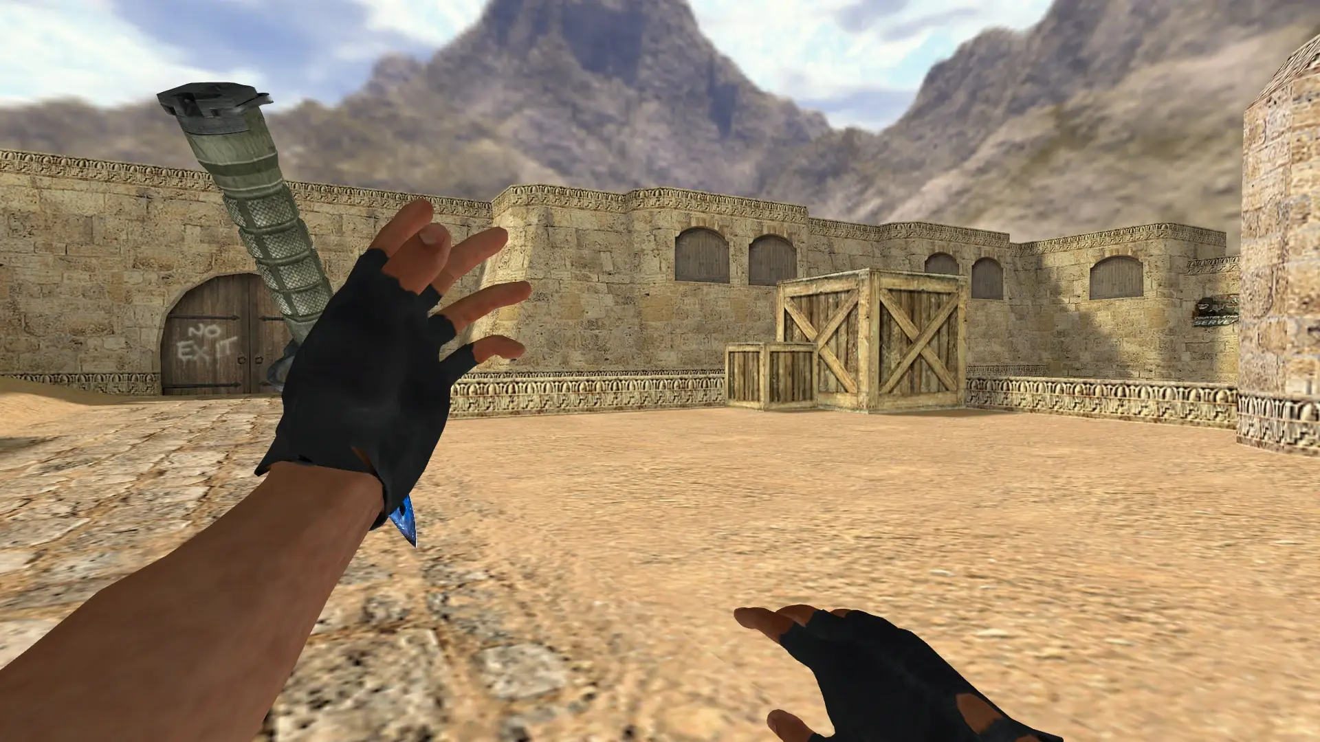 Bayonet | Deep Space — de_dust2 (first person)
