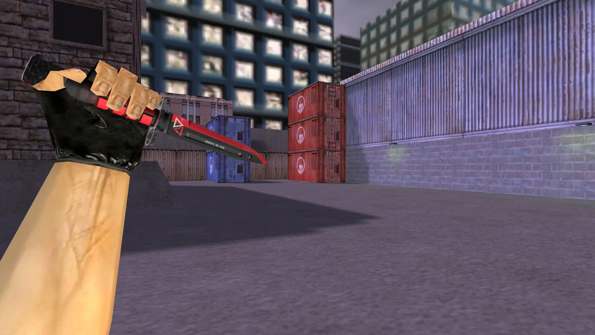 Bayonet | Echotek — cs_assault (first person)