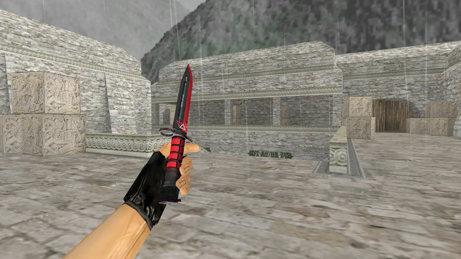 Bayonet | Echotek — de_aztec (first person)