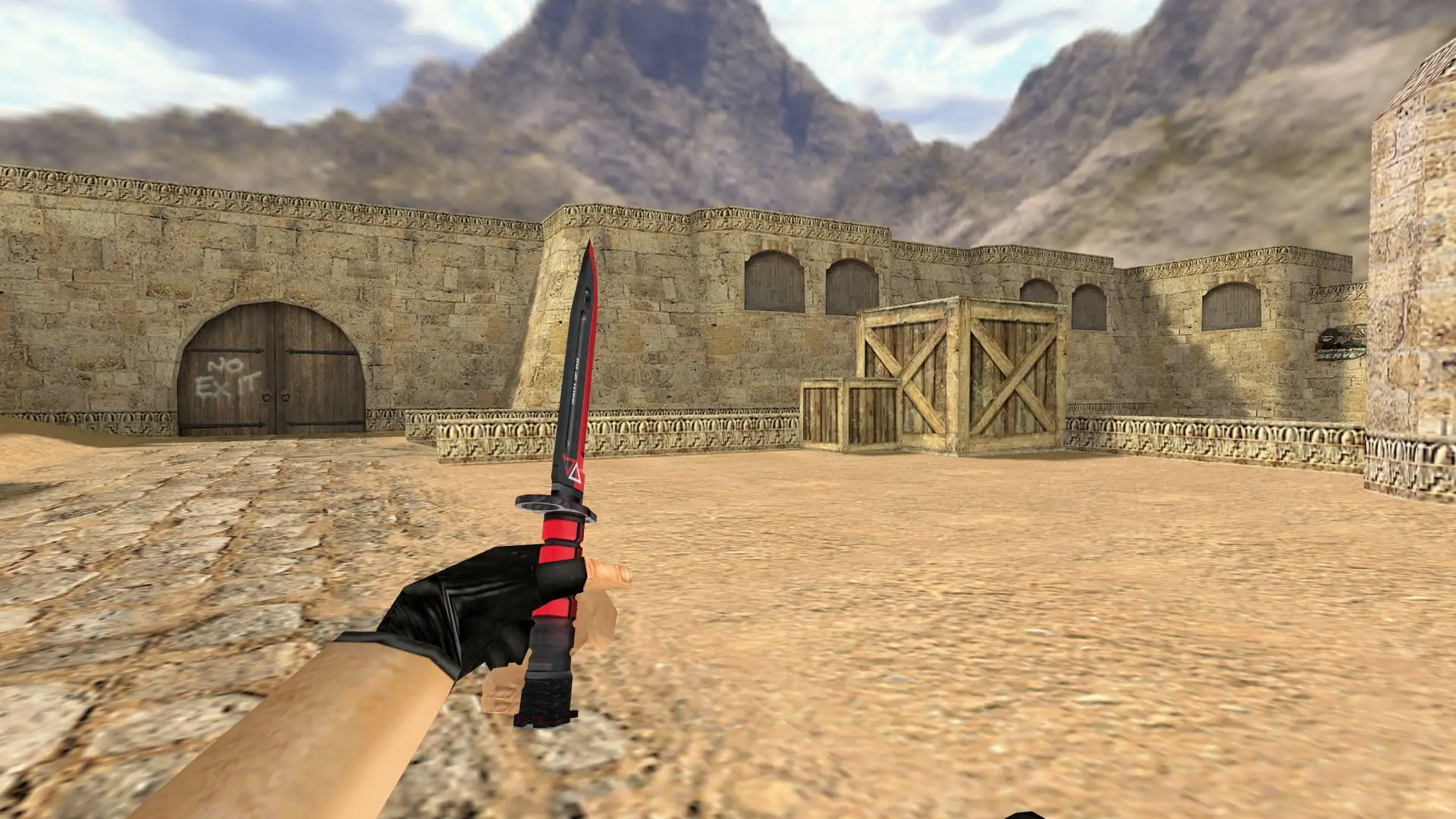 Bayonet | Echotek — de_dust2 (first person)